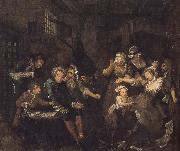 William Hogarth Prodigal son in prison china oil painting reproduction